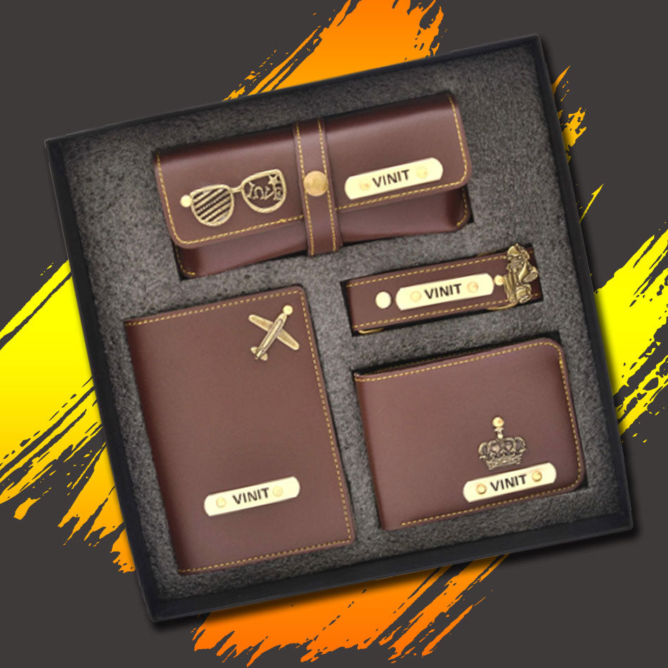 Unique Gift for Men | Customized Men 4 in 1 Combo Set