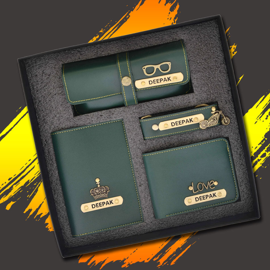 Unique Gift for Men | Customized Men 4 in 1 Combo Set