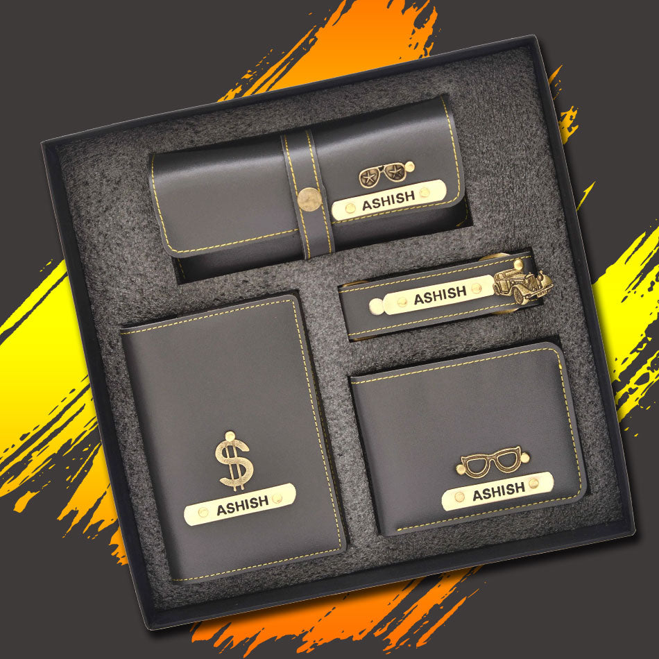 Unique Gift for Men | Customized Men 4 in 1 Combo Set