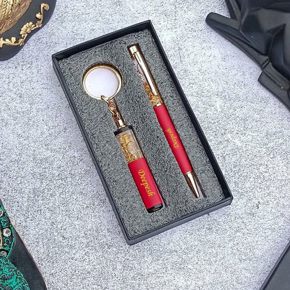 Customized Pen Keychain Combo