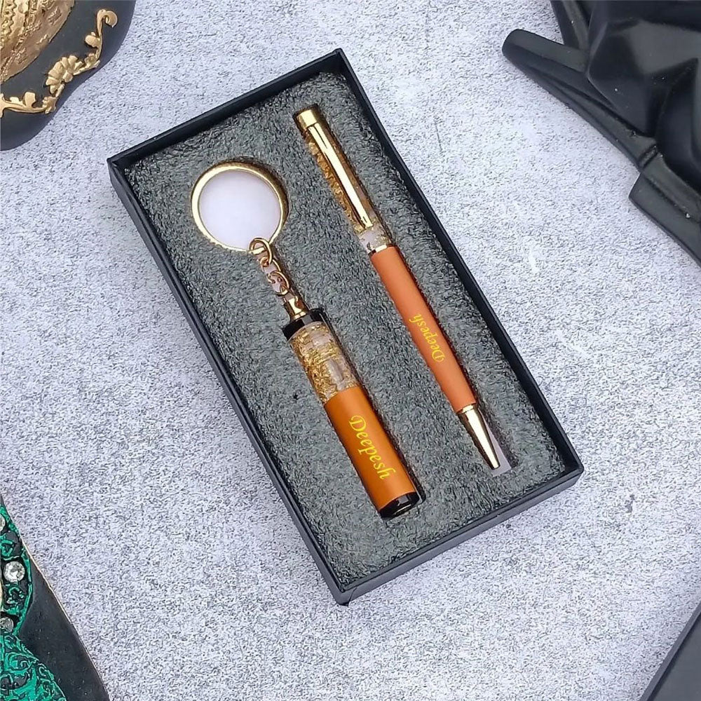 Customized Pen Keychain Combo